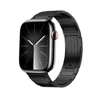 适用苹果手表新款S11工字纯钛表带男夏Ultra3/2/1钛合金磁吸扣表带iwatch S10表带 applewatch S9/8/se腕带女