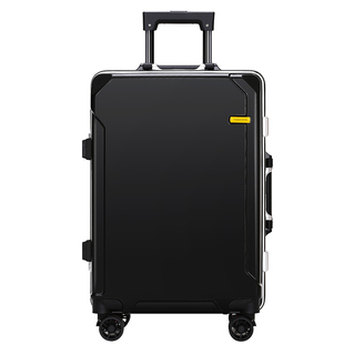 新款行李箱可坐人旅行箱男女通用登机箱大学生商务大容量26拉杆箱