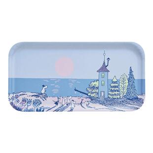 芬兰muurla moomin姆明系列木质托盘防水盘桦木卡通家用托盘