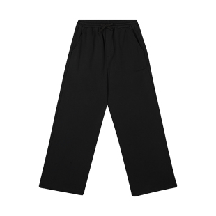 WassupHouse直筒束脚卫裤休闲裤子男秋冬运动宽松潮流情侣长裤女