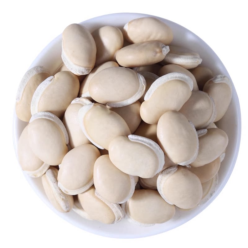 白扁豆官方旗舰店芡实茯苓农家中药材煲汤干货炒熟大扁豆可选磨粉