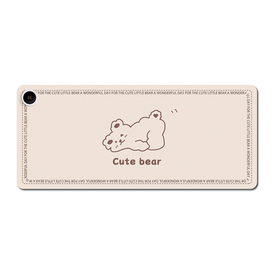 可爱小熊加热鼠标垫办公学习桌垫