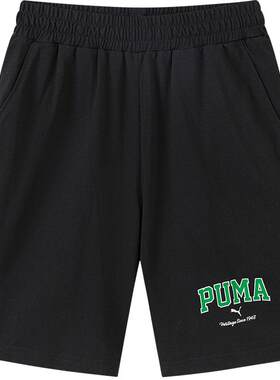 PUMA彪马官方正品童装裤子新款儿童夏季短裤弹力凉感速干运动裤