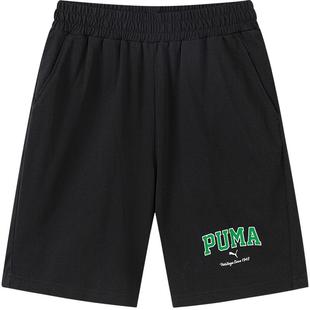 PUMA彪马官方正品童装裤子新款儿童夏季短裤弹力凉感速干运动裤