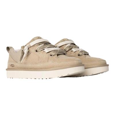 休闲平底鞋UGG双色系带