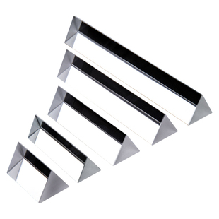 三棱镜看彩虹儿童光学玻璃光线折射彩虹拍照摄影道具学生实验器材