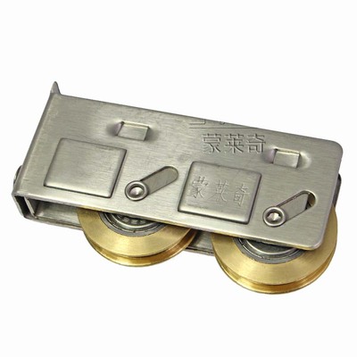 828铝合金门窗滑轮老式推拉