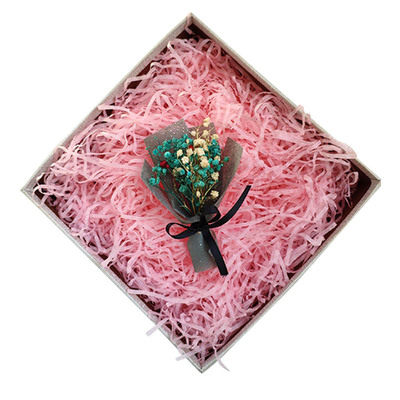 公斤拉菲草礼品盒填充物厂家纸丝