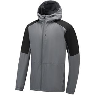 特步三防|运动风衣男2025春夏款训练健身连帽外套976129160172