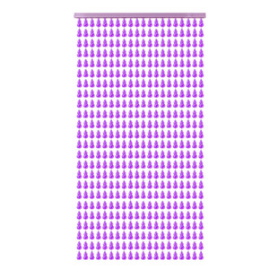 珠帘门帘防蚊蝇家用屏风隔断仿水晶帘子玄关卫生间厕所挂帘免打孔