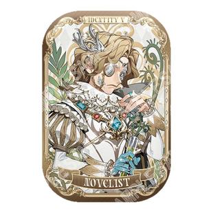 第五人格周边谷子红蝶渔女古董商游戏生日款方形徽章吧唧马口铁