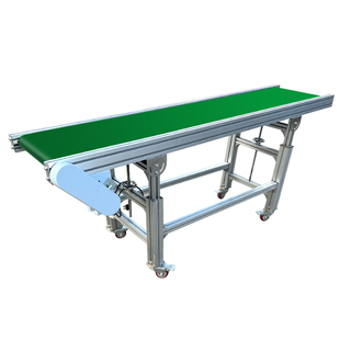 小型输送机传送带流水线输送带裙边爬坡机物流皮带注塑机耐高温