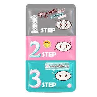 韩国holika猪鼻贴去黑头贴鼻贴吸黑头鼻头贴清洁去粉刺神器5片