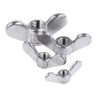 304不锈钢异形手拧螺母大耳朵蝶形螺母羊角元宝螺丝帽M4M5M6M8M20