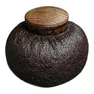 竹雪明|柚子皮茶叶罐柚子罐茶罐非遗王伯杨便携柚罐子带礼盒