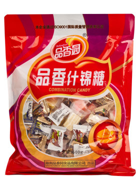 品香什锦糖海南风味休闲糖果500g