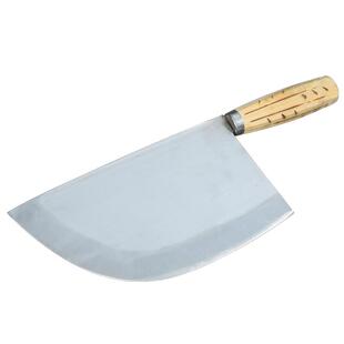 手工锻打不锈钢砍鸡鸭鹅专用斩骨刀市场杀猪卖肉弯刀屠宰刀具德国