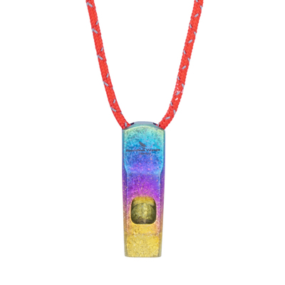 必唯纯钛户外求生口哨超大声响亮