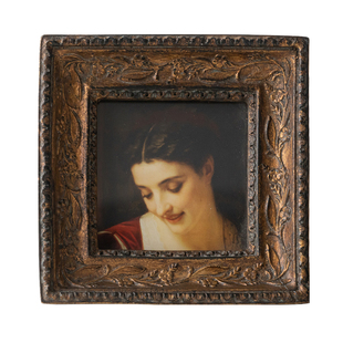 复古画框相框金色雕花小相框桌面摆件树脂轻奢相框摆台花边画框