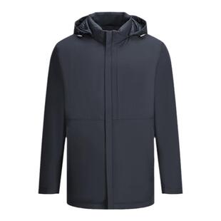 Alfieri艾法利2024秋冬新款可拆卸帽款舒适休闲商务白鹅绒羽绒服