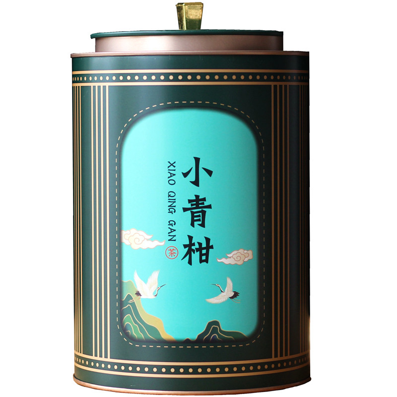 广东新会天马小青柑配十年老熟茶