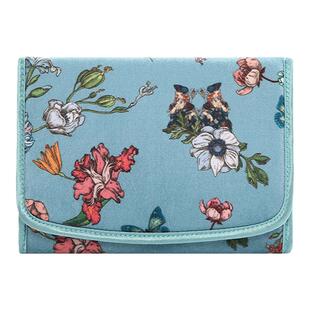 复古风耳钉戒指收纳包便携防氧化项链耳环首饰品收纳盒大容量手镯