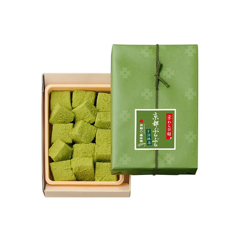 现货秒发日本井筒八桥本铺京都宇治抹茶蕨饼年糕点心麻薯进口礼盒
