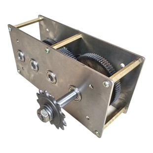 手摇发电机增速齿轮箱风力水力传动diy齿轮组变速箱减速箱可定做