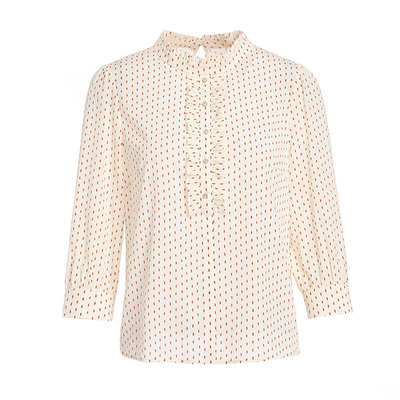 乔万尼日系女士衬衫夏季新款年设计感小众真丝上衣EF2C310002