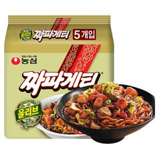 韩国农心炸酱面进口方便面拉面杂酱面正宗韩式拌面速食泡面袋装