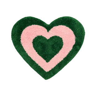 树的岛Tree爱心地毯客厅卧室床边坐垫家用防滑耐脏可机洗地毯装饰