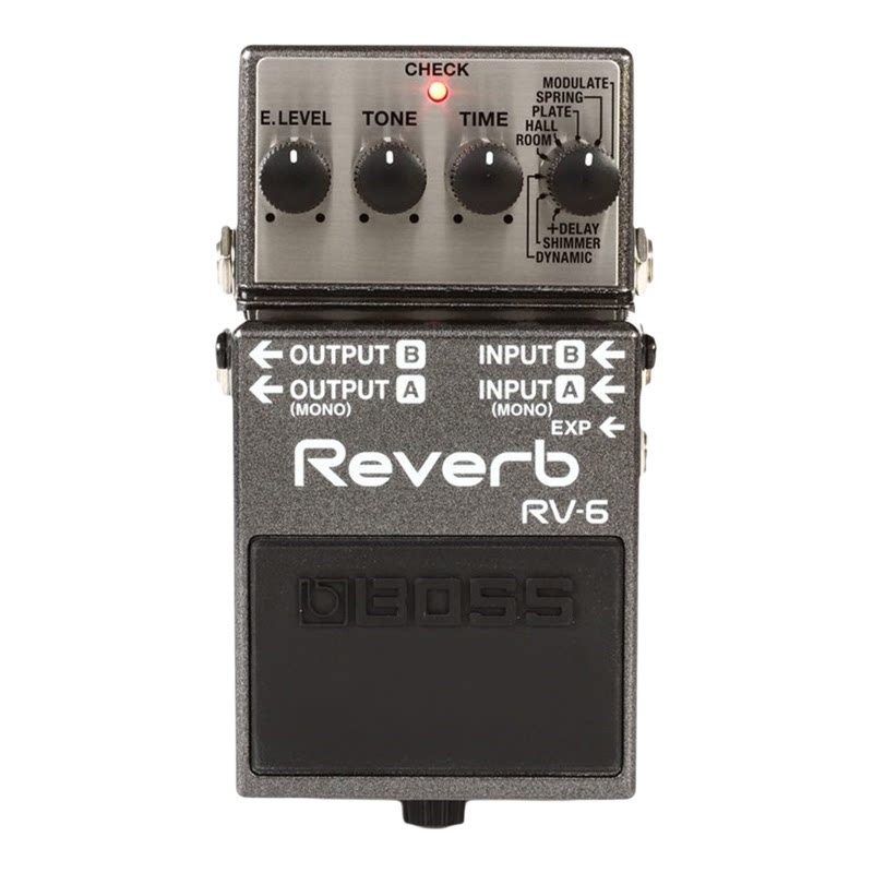 BOSS混响延迟RV6/DD8单块效果器