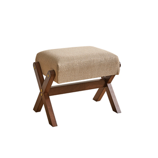 全实木软包凳子矮凳沙发凳客厅儿童凳垫脚凳门口换鞋凳方凳板凳