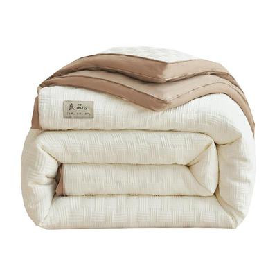 洁丽雅大豆被单人加厚保暖棉被