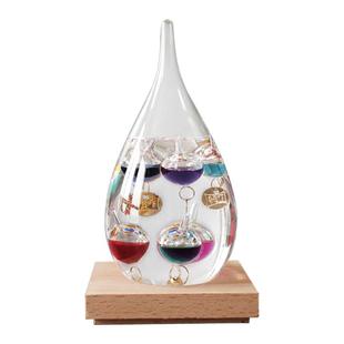 办公摆件伽利略温度计商务礼品玻璃工艺品创意生日礼物同事