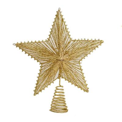 Hromeo铁艺圣诞树顶星装饰