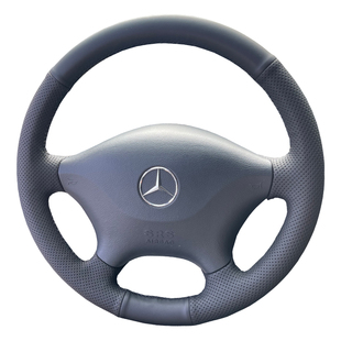 奔驰V级260L凌特威霆唯雅诺方向盘套真皮手缝把套专用内饰改全包
