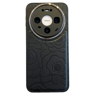 拓岚 适用华为mate80promax新款手机壳白色小香风山茶花朵mate80/70/60/50皮质nova14/13荣耀500400magic8x70