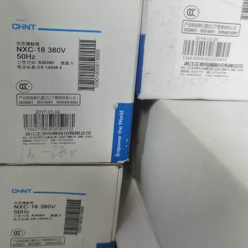 【议价-可维修】 Chint 接触器 NXC-18 380V 50HZ 工控备件  /均