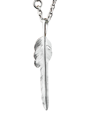 余文乐款LS风切羽毛鱼钩鹰头项链