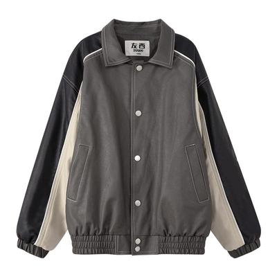 左西男童夹棉保暖机车夹克棉服