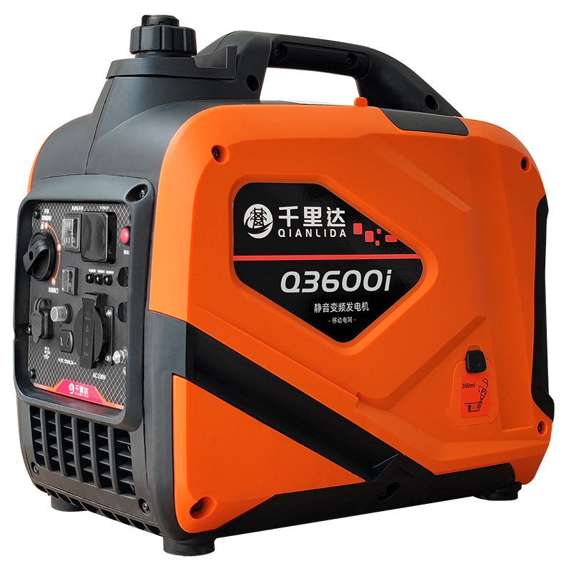 千里達(dá)汽油發(fā)電機220v小型家用靜音變頻戶外野營大功率微型便攜式