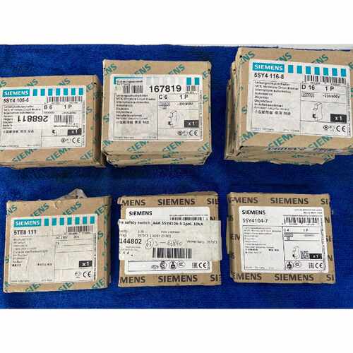 询价下单5SY4  断路器 可开发票