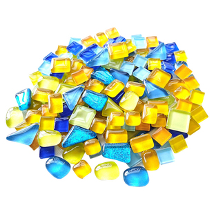 diy闪粉自由石 三角形马赛克梯形碎片水晶儿童手工材料散粒小颗粒