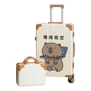 2026新款行李箱加厚耐用男学生拉杆箱静音大容量旅行箱卡通密码箱