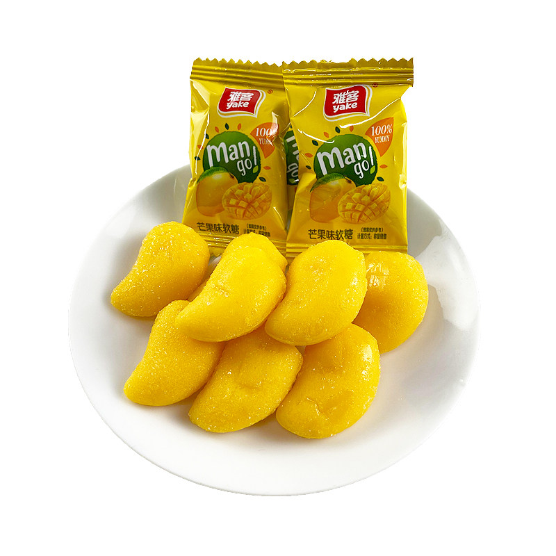 雅客芒果味软糖果汁QQ糖橡皮糖