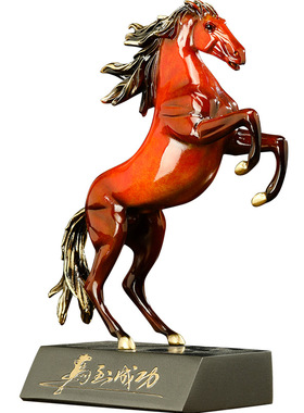 铜马摆件乔迁开业礼品