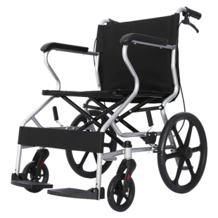 可孚小型轮椅折叠超轻便老人外出专用简易车载手动便携式小轮儿童