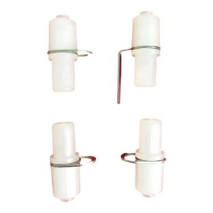 旗杆配件挂杆堵头封口封头挂钩子母扣塑料头挂件扣件七字扣八字扣