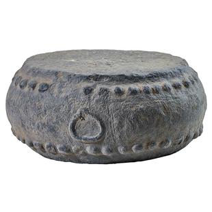 陋石坊庭院仿石墩子底座花园造景布置中式园林仿古做旧装饰摆件